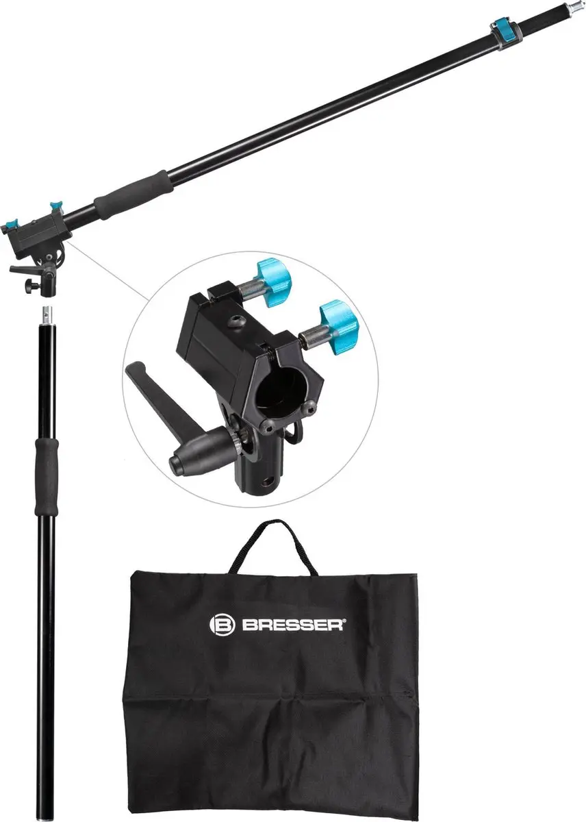 Bresser F004395 Multifunctionele Boomarm - 245cm - Zwart