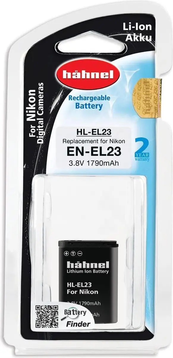 Hähnel Accu Nikon EN-EL23 HL-EL23 1790mAh