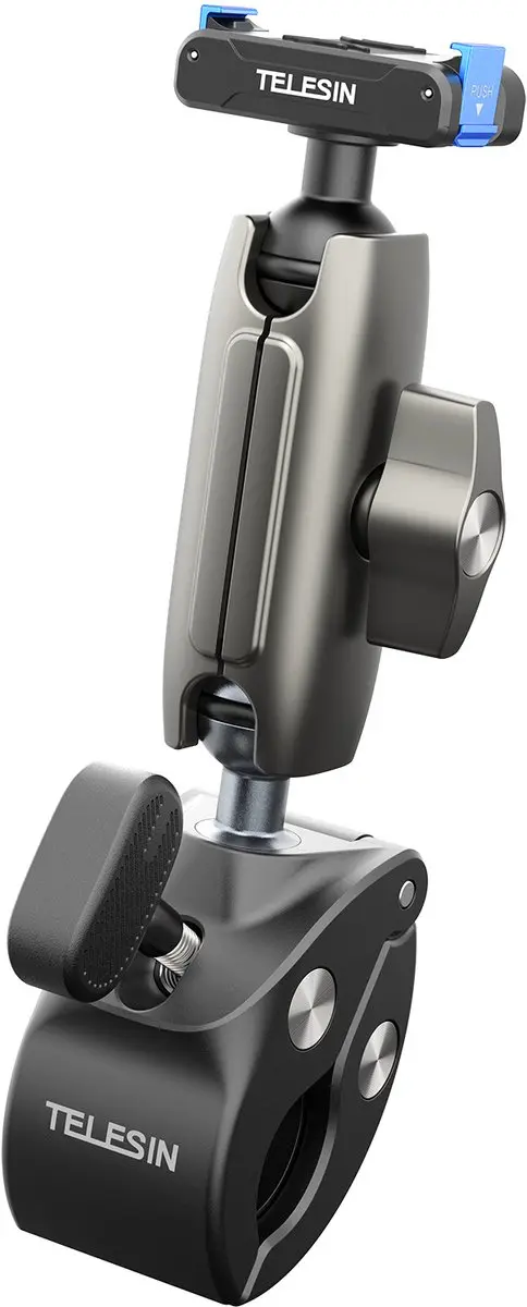 Telesin Magnetische Buisklem DJI Osmo Action - Grijs - afbeelding 3 van 6