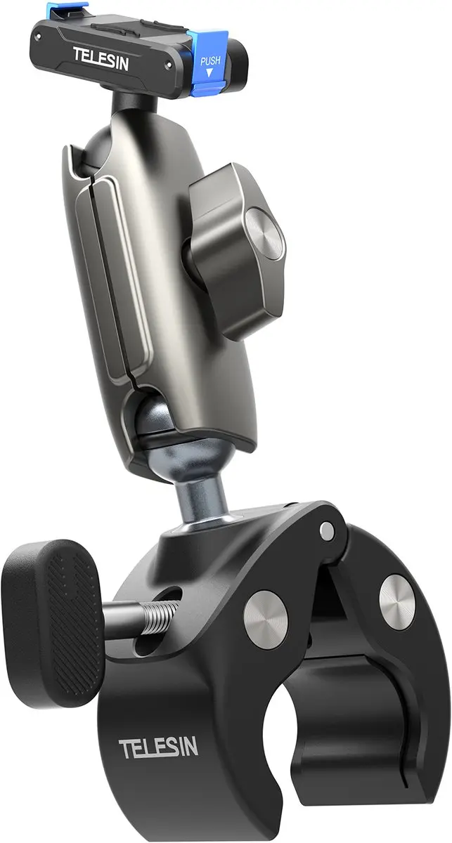 Telesin Magnetische Buisklem DJI Osmo Action - Grijs - afbeelding 5 van 6