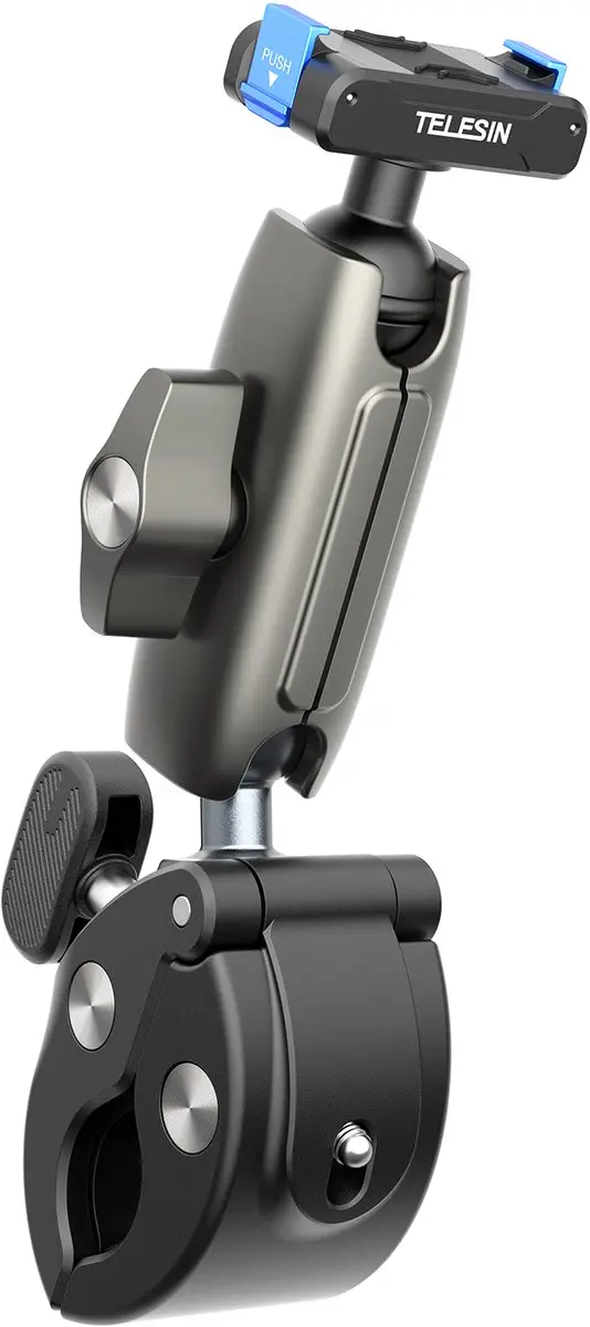 Telesin Magnetische Buisklem DJI Osmo Action - Grijs - afbeelding 6 van 6