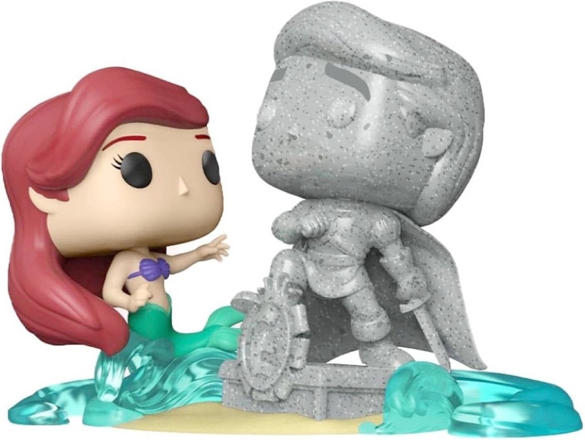 Funko Ariel The Little Mermaid - POP! Moment Ultimate Princess - Ariel & Statue Eric 9 cm Verzamelfiguur - Multicolours