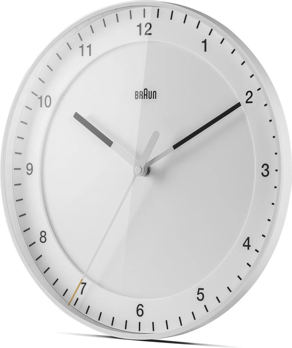 Braun BC17W-DCF Wandklok - Radiogestuurd Wit