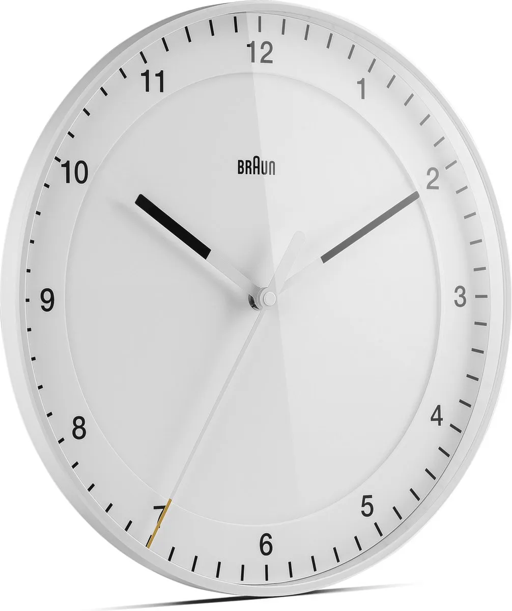 Braun BC17W-DCF Wandklok - Radiogestuurd Wit