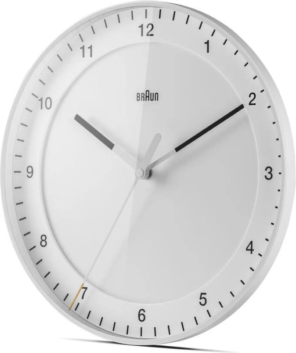 Braun BC17W-DCF Wandklok - Radiogestuurd Wit