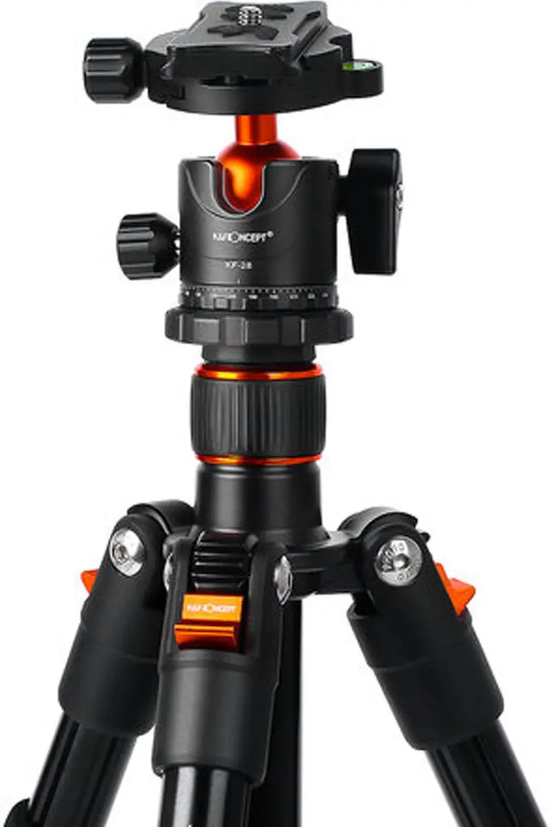 K&F Concept SA234 Statief - Oranje/Zwart