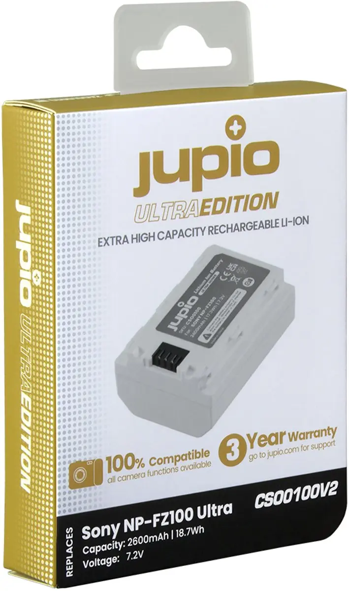 Jupio NP-FZ100 Accu 2600mAh - CSO0100V2