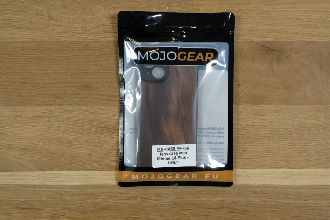 MOJOGEAR MG-CASE-W-i14Plus Lenscase 17mm - iPhone 14 Plus - Hout