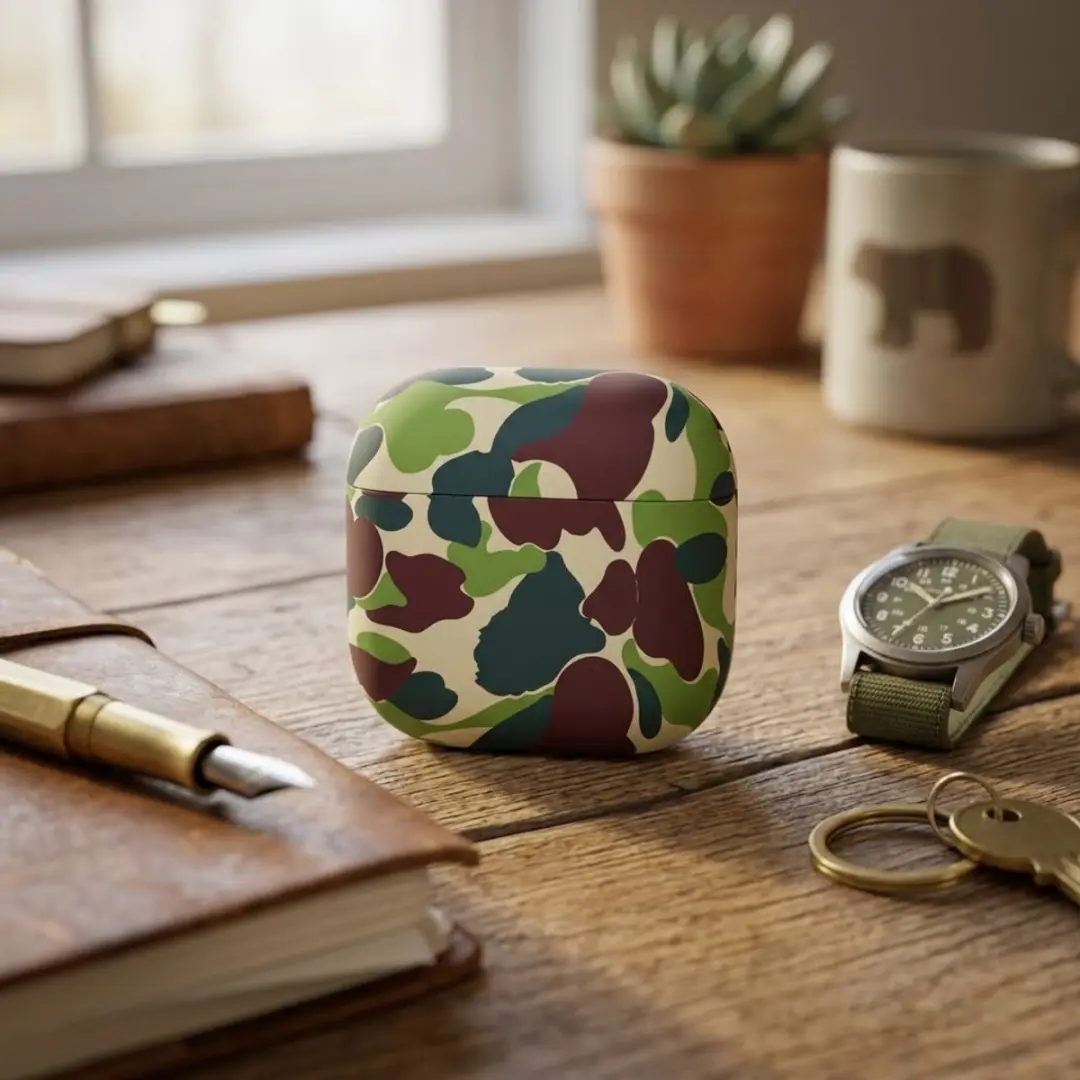 NUVEX Hoesje AirPods Pro 2 - Groen Camouflage