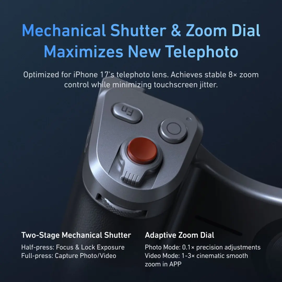 Telesin Master Grip Creator Combo iPhone 17 Pro Max - Zwart