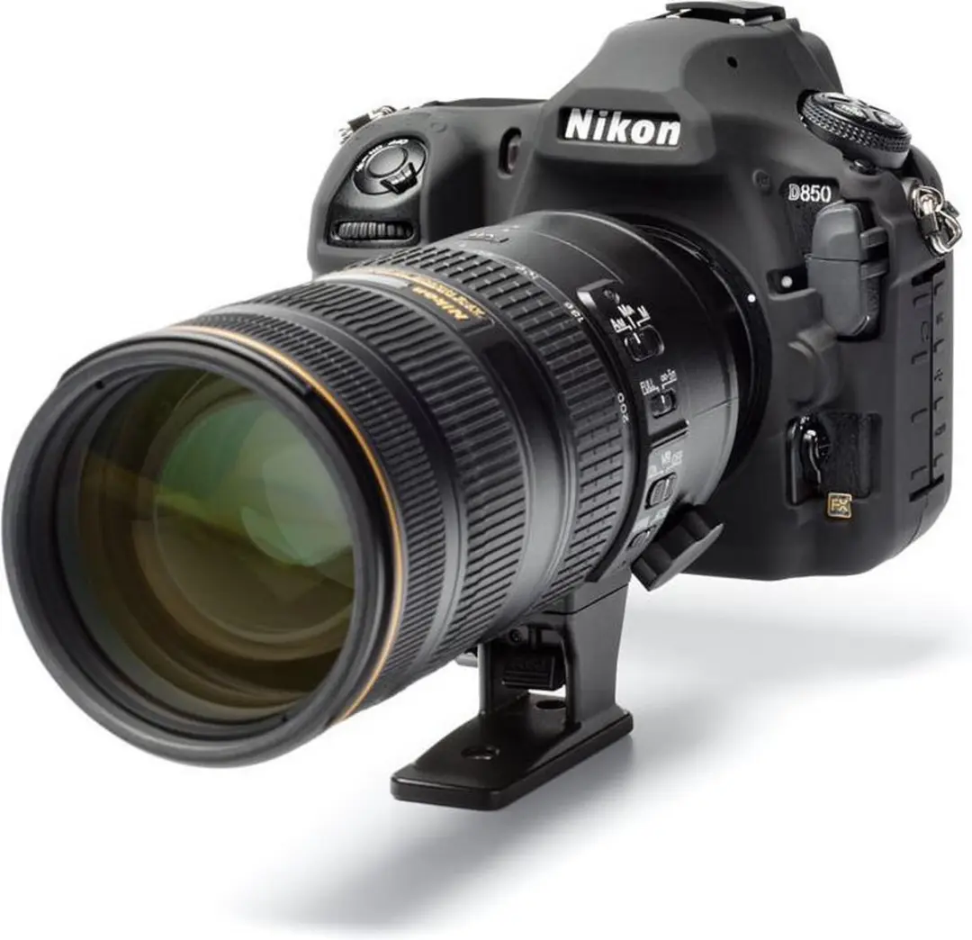 EasyCover Nikon D850 Camerahoesje ECND850B - Zwart - afbeelding 6 van 6