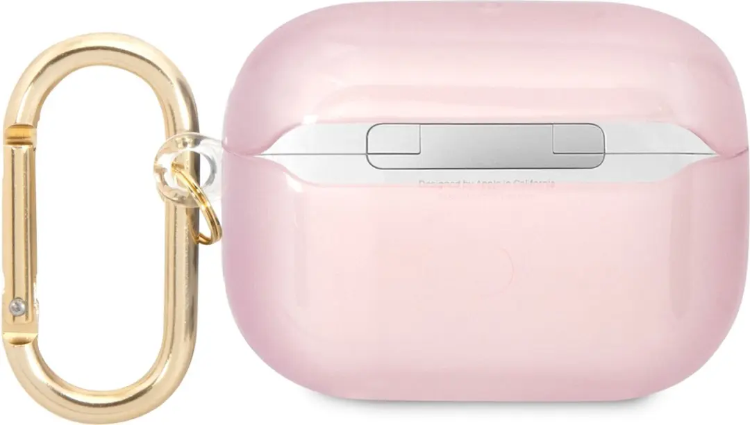 GUESS TPU Translucent Hoesje Apple AirPods Pro 1 - Roze
