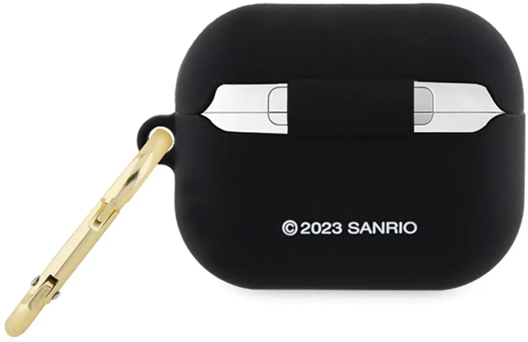 Hello Kitty Siliconen 3D Kitty Hoofdhoes AirPods Pro - Zwart