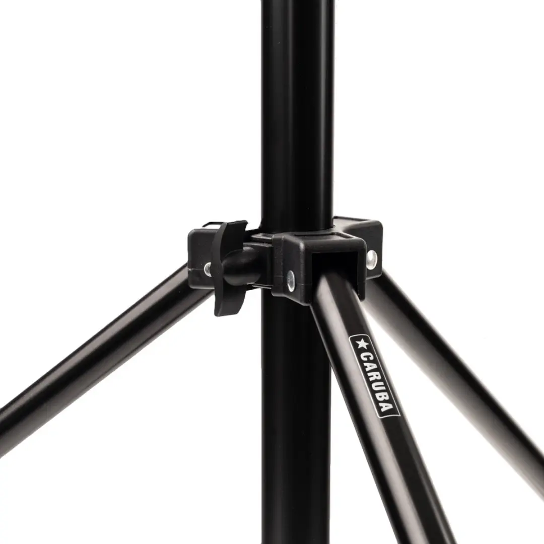 Caruba LS-4 Geveerd Lampstatief 280cm - Zwart