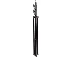 Caruba LS-4 Geveerd Lampstatief 280cm - Zwart