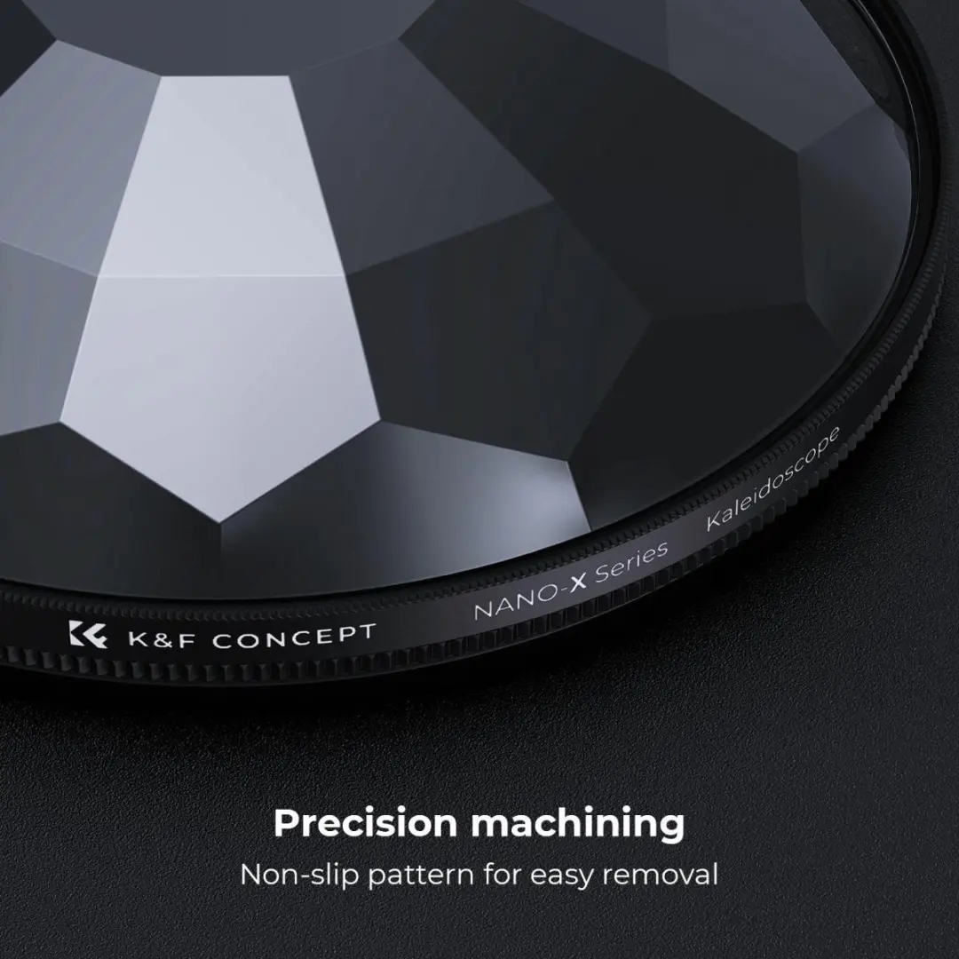 K&F Concept 67mm Kaleidoscope Nano-B Filter - Zwart