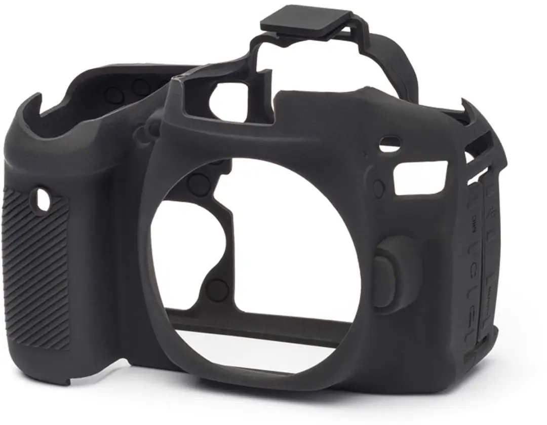 EasyCover Body Cover Canon 80D - Camerahoesje - Zwart
