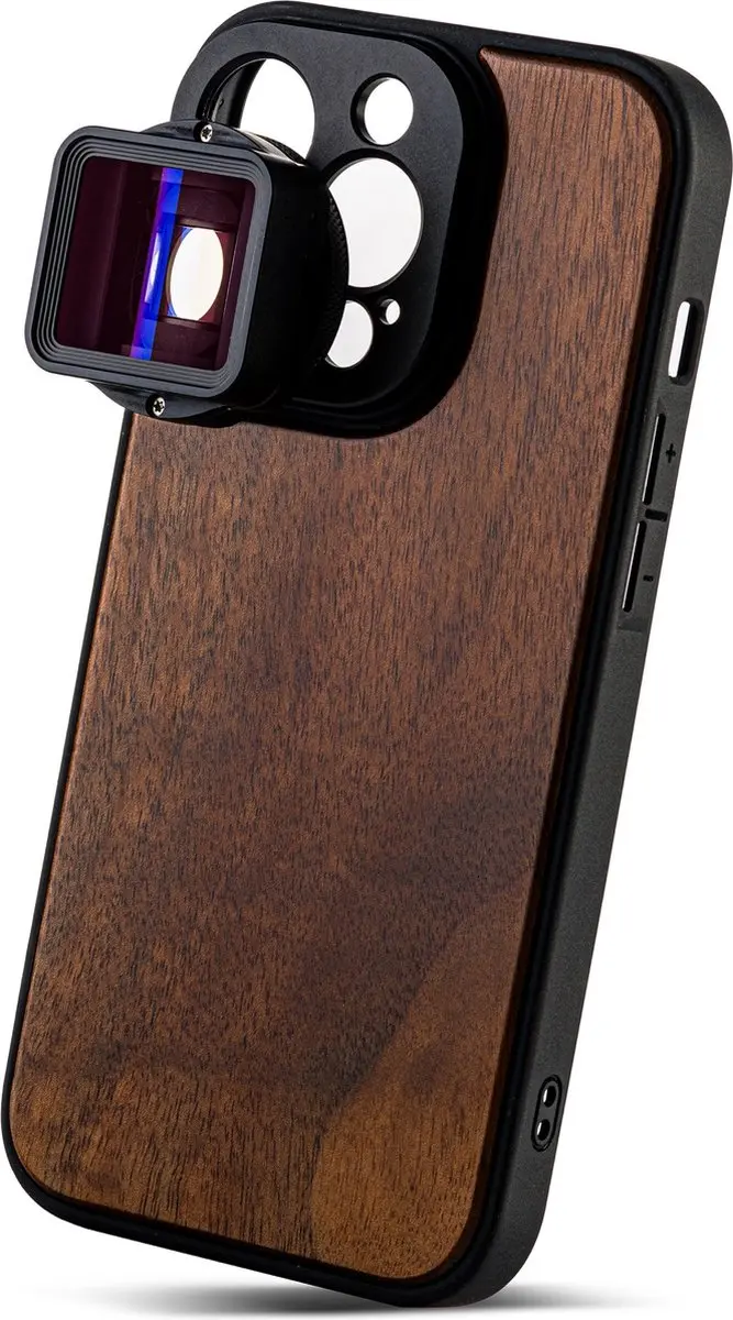 MOJOGEAR 17mm Lenscase iPhone 13 Pro Max - Hout