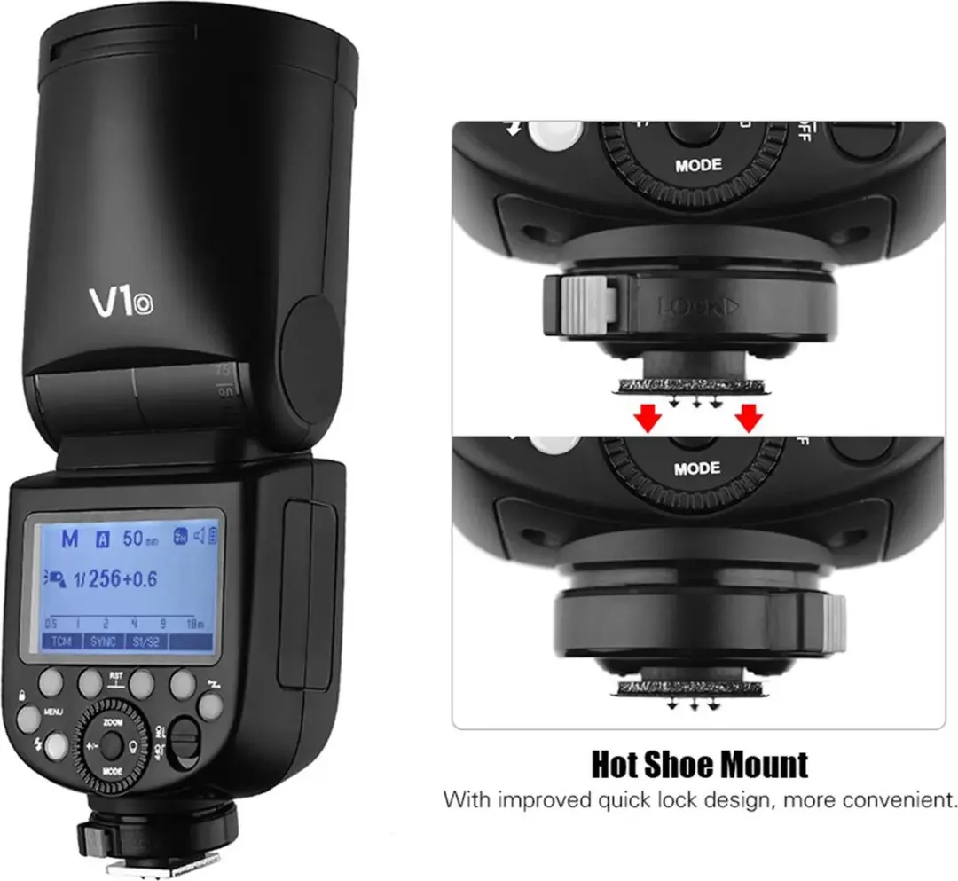 Godox Speedlite V1 D167651 - 5600K - Zwart