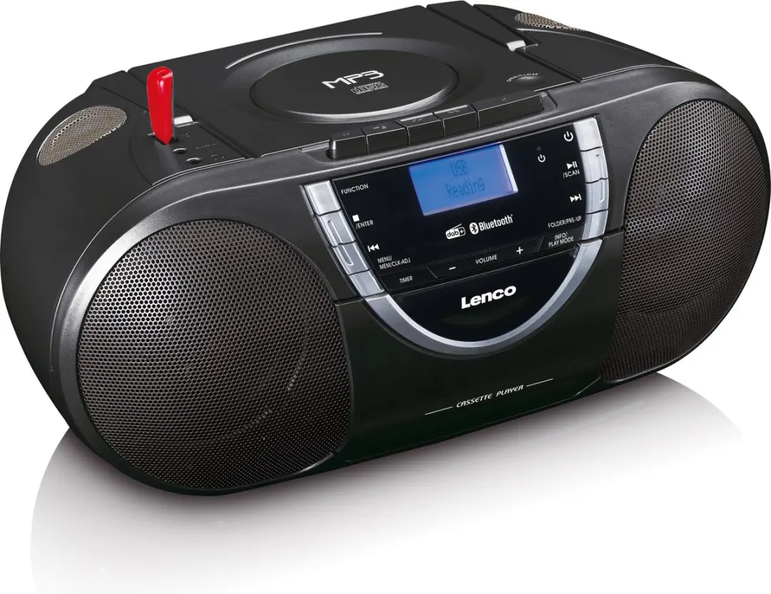Lenco SCD-6900 Draagbare CD-radio - DAB+ Bluetooth Grijs - afbeelding 6 van 6