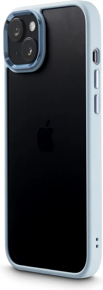 Hama Cam Protect Cover iPhone 15 - Transparant Blauw - afbeelding 2 van 6