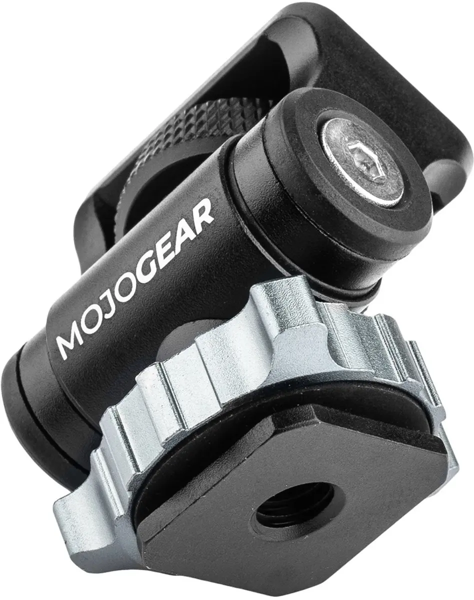 MOJOGEAR Cold Shoe Mount 360° Draaibaar - Zwart