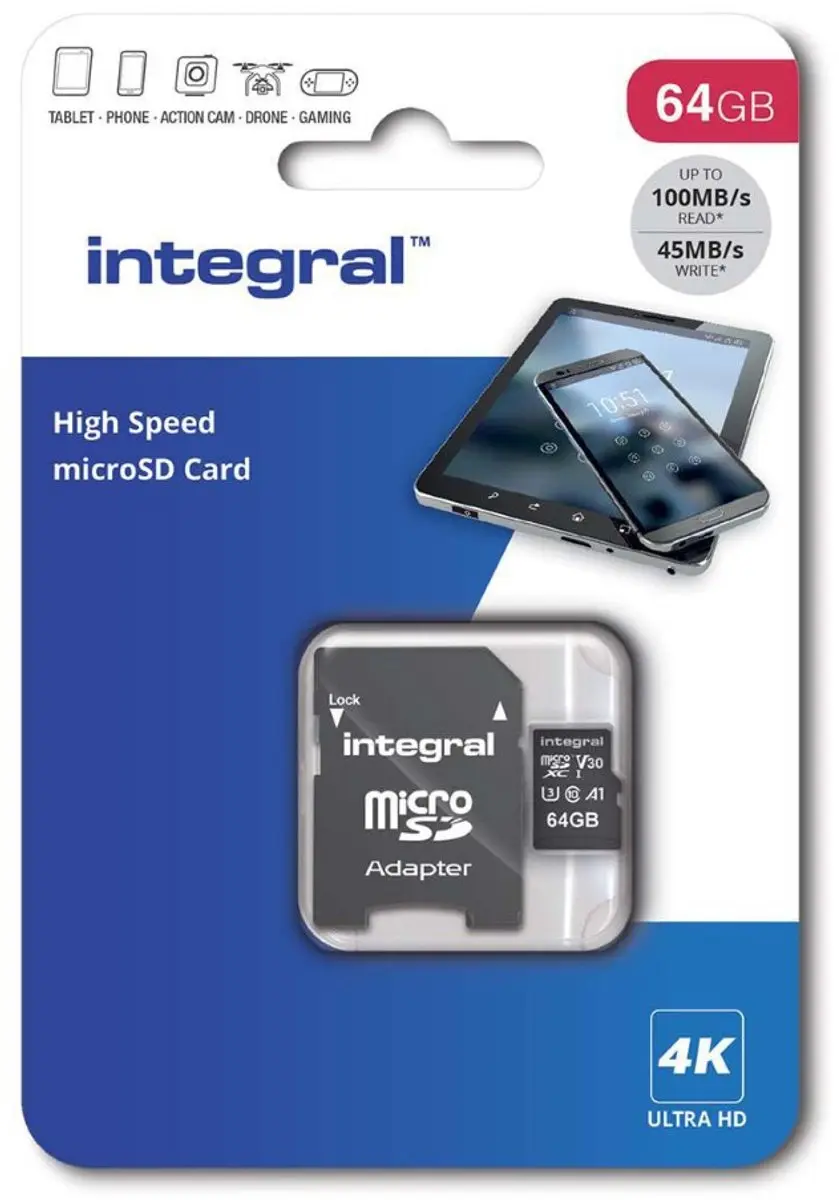 Integral INMSDX64G-100V30 Geheugenkaart 64GB