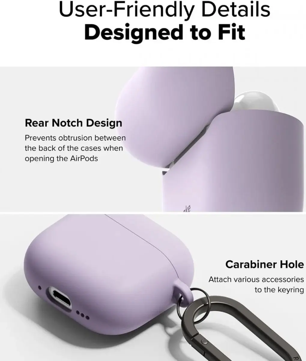 Ringke Silicone Case Apple AirPods 4 - Paars