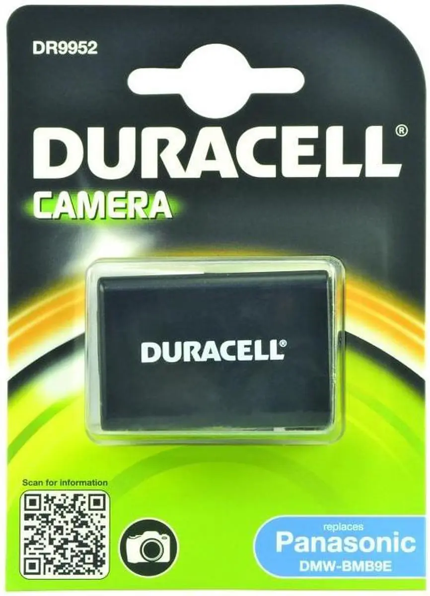 Duracell DMW-BMB9E Accu 890mAh - Panasonic Compactcamera