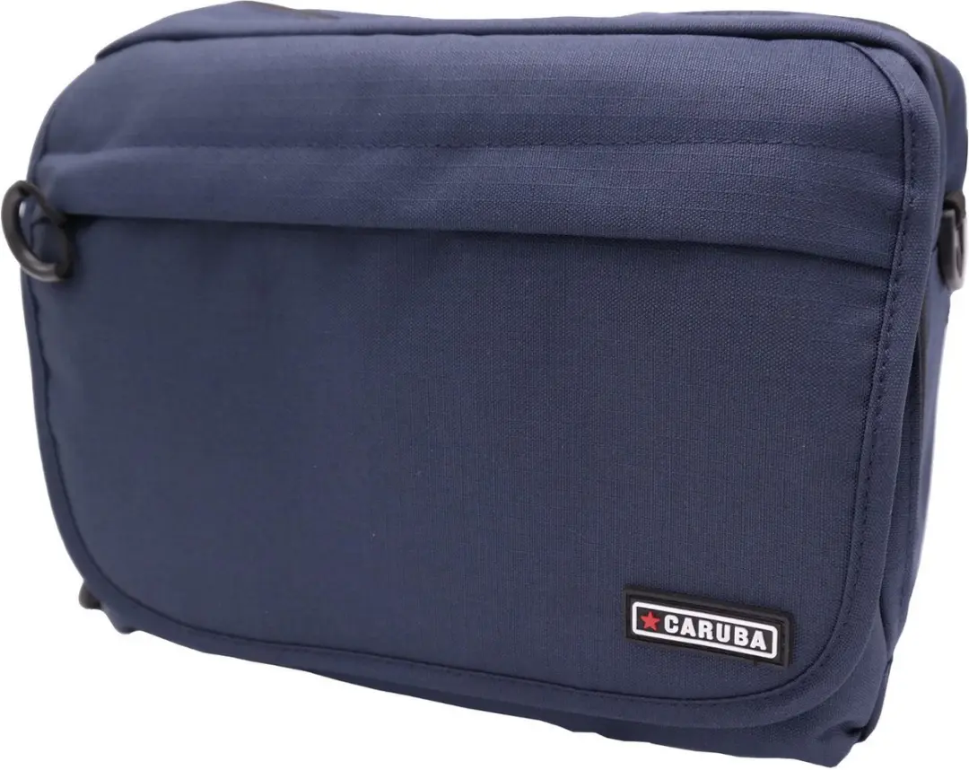 Caruba Compex 120 Schoudertas - Navyblauw - 2 Lenzen