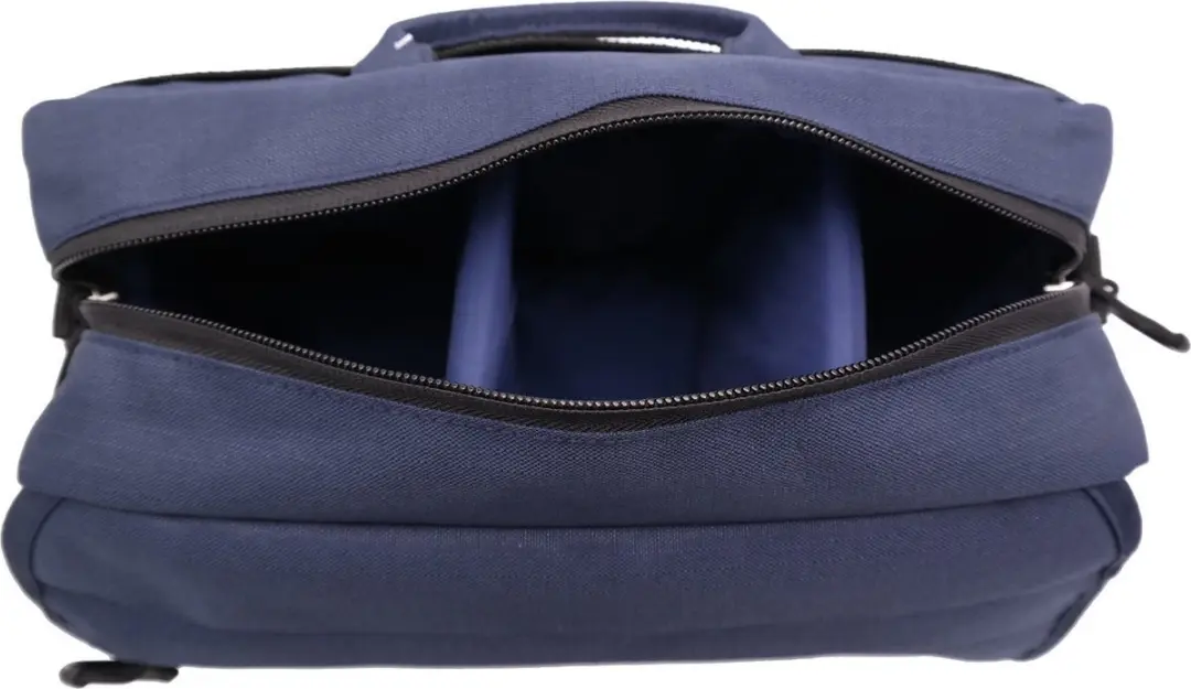 Caruba Compex 120 Schoudertas - Navyblauw - 2 Lenzen