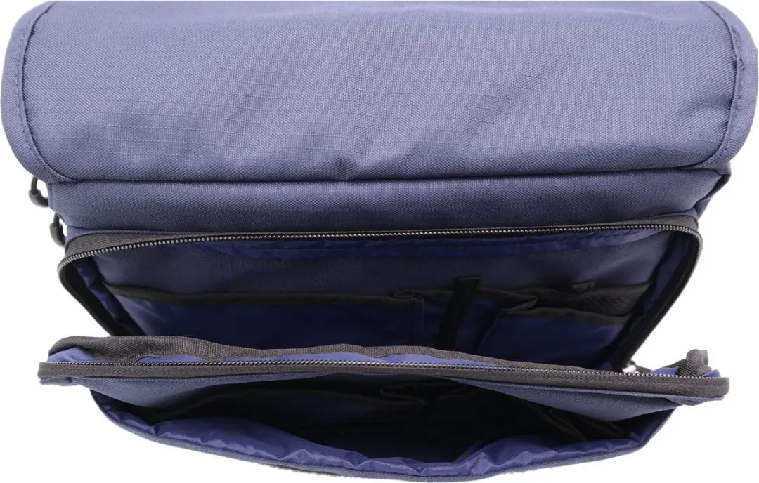 Caruba Compex 120 Schoudertas - Navyblauw - 2 Lenzen