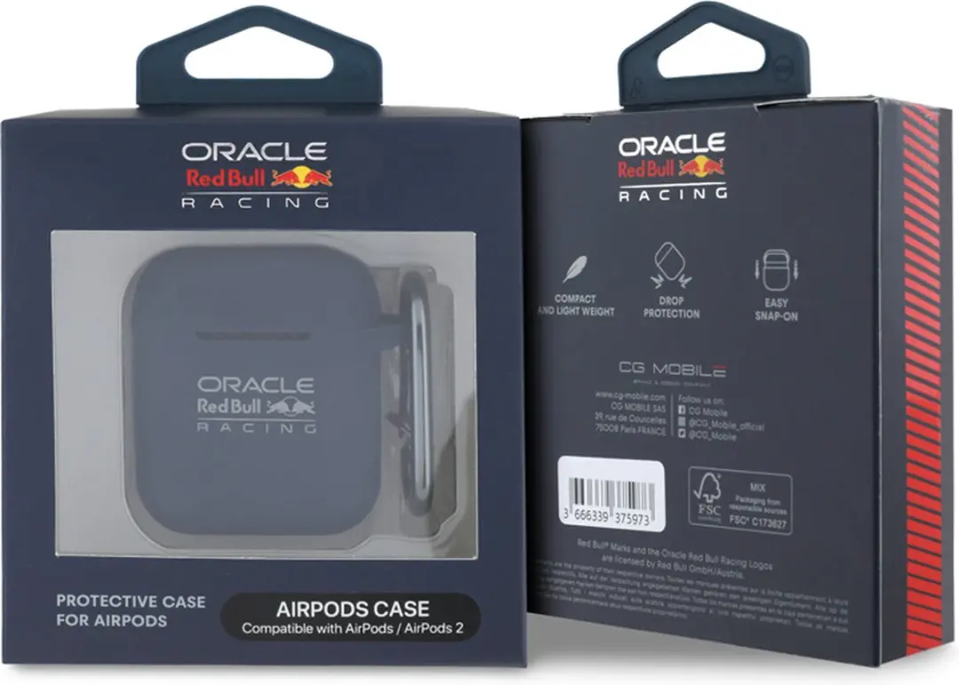 Red Bull Racing AirPods 2 Hoesje RBA2SIILV - Navy