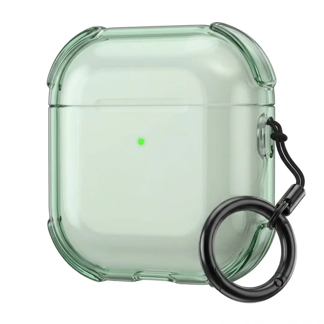 NUVEX Groen Hoesje AirPods 4 met Sleutelring