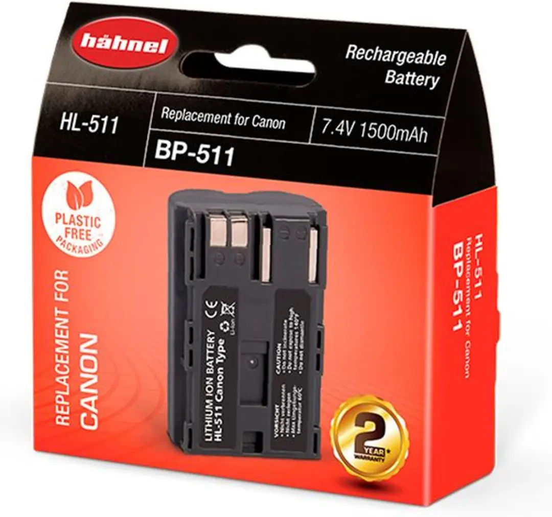 HAHNEL HL-511 Li-Ion Accu 1500mAh - Canon BP-511