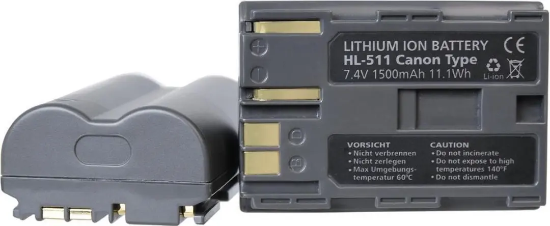 HAHNEL HL-511 Li-Ion Accu 1500mAh - Canon BP-511
