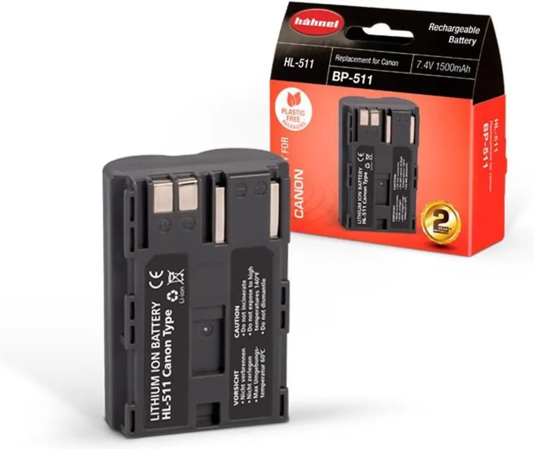 HAHNEL HL-511 Li-Ion Accu 1500mAh - Canon BP-511