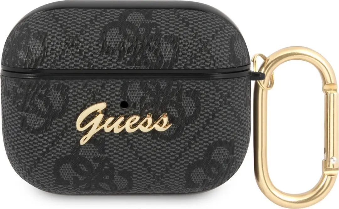 Guess 4G Script AirPods Pro Hoesje - Grijs
