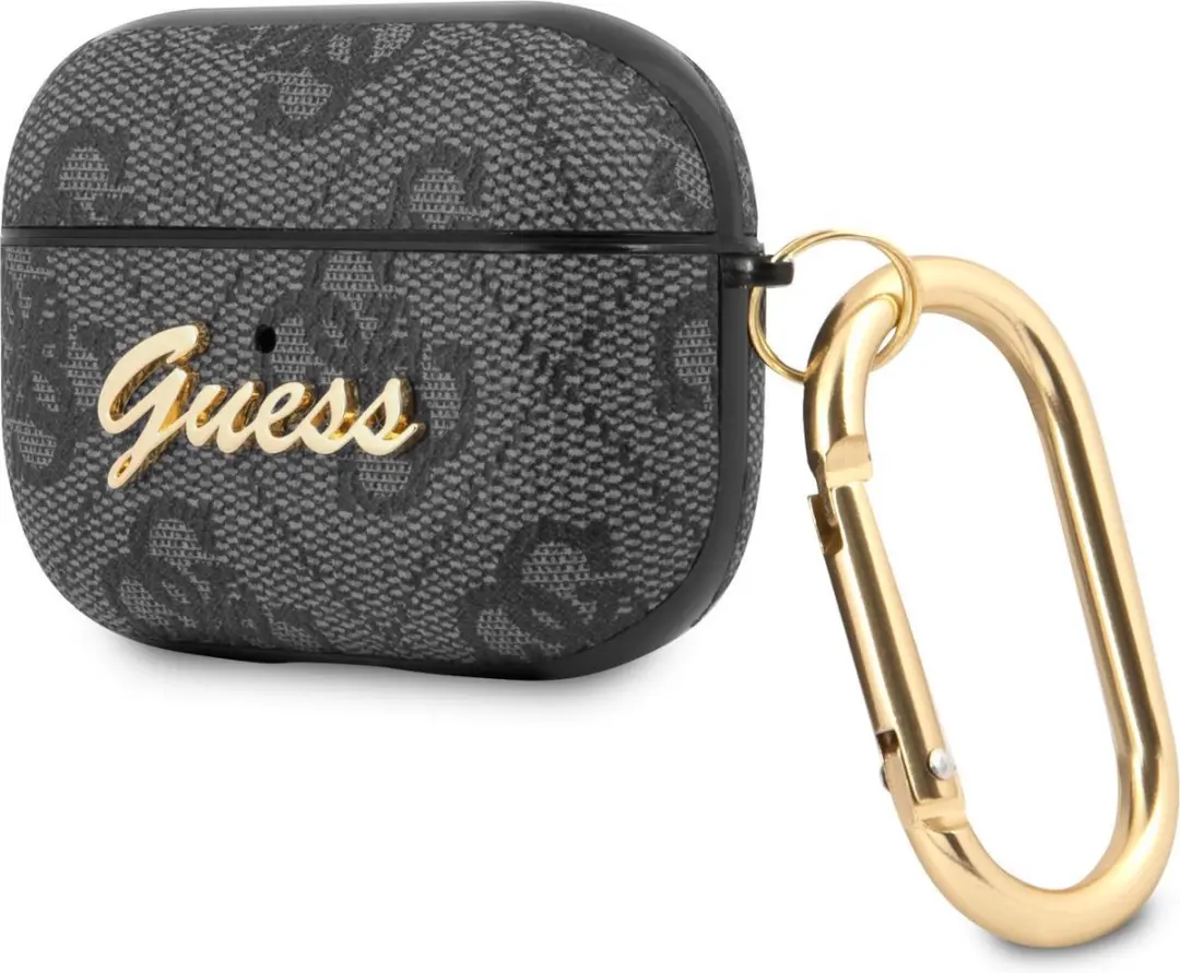 Guess 4G Script AirPods Pro Hoesje - Grijs