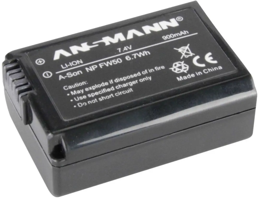Ansmann A-Son NP-FW50 Accu - Systeemcamera