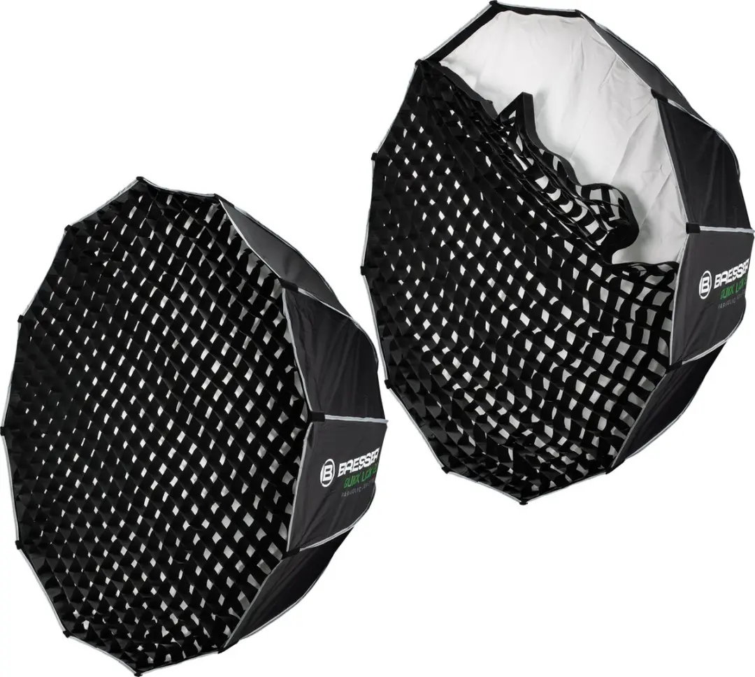 Bresser Quick Lock 120cm Parabolische Softbox - Zwart