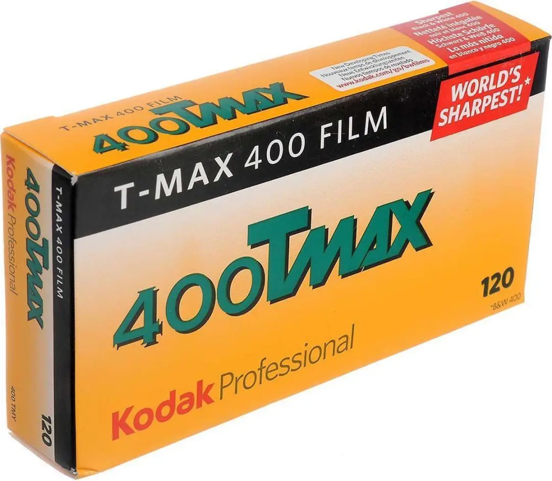 Kodak T-Max 400 ISO 120mm Rolfilm - 5x12 Stuks