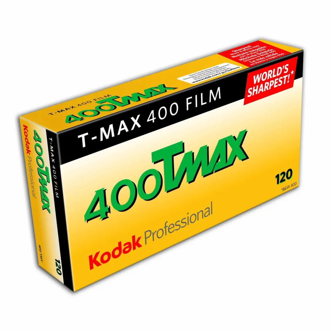 Kodak T-Max 400 ISO 120mm Rolfilm - 5x12 Stuks