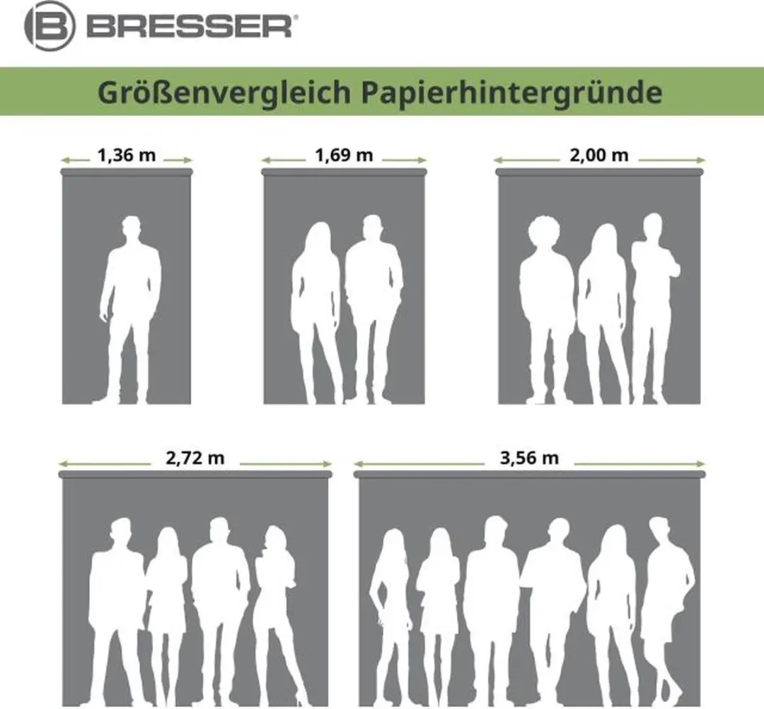 Bresser Achtergrondpapier Op Rol SBP01 1.69x11m - Artic White