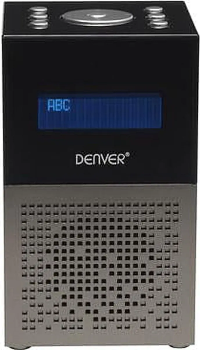 Denver CRD-510 Wekkerradio - DAB/FM - Dual Alarm - Zwart