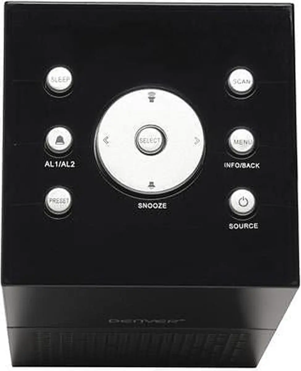 Denver CRD-510 Wekkerradio - DAB/FM - Dual Alarm - Zwart