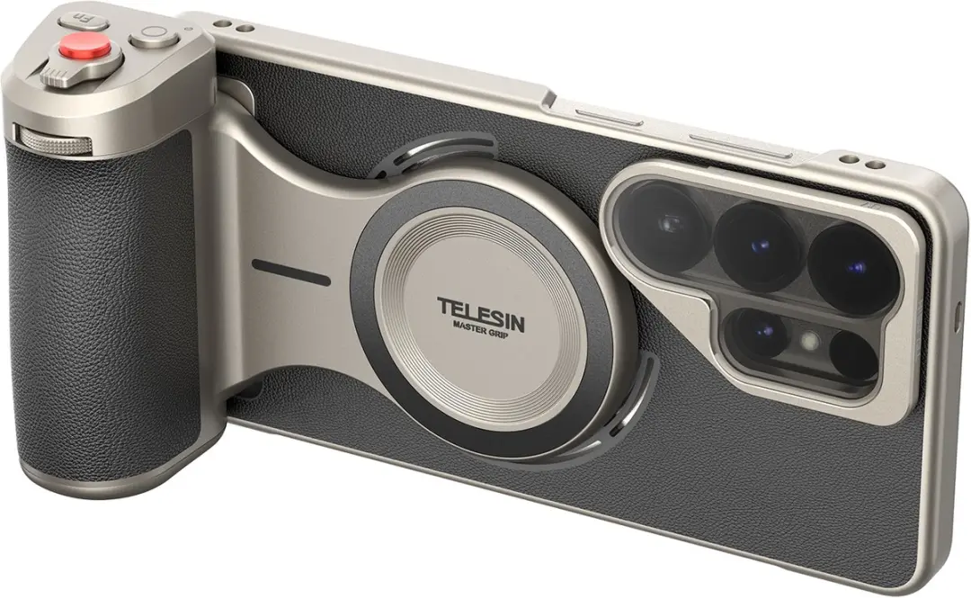 Telesin Master Grip P5-MCS-15-TSX voor Samsung Galaxy S26 Ultra - Creator Combo - Zwart - afbeelding 4 van 6