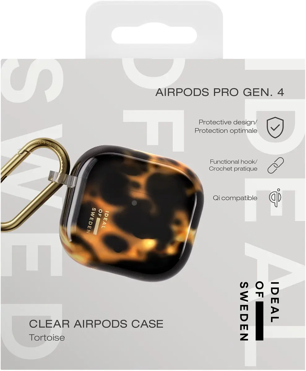 iDeal of Sweden Clear Case Apple AirPods 4 - Tortoise