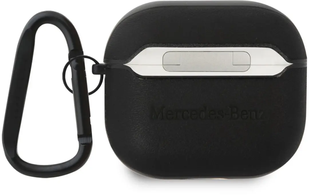 Mercedes-Benz AirPods 3 Hoes - Echt Leder - Zwart