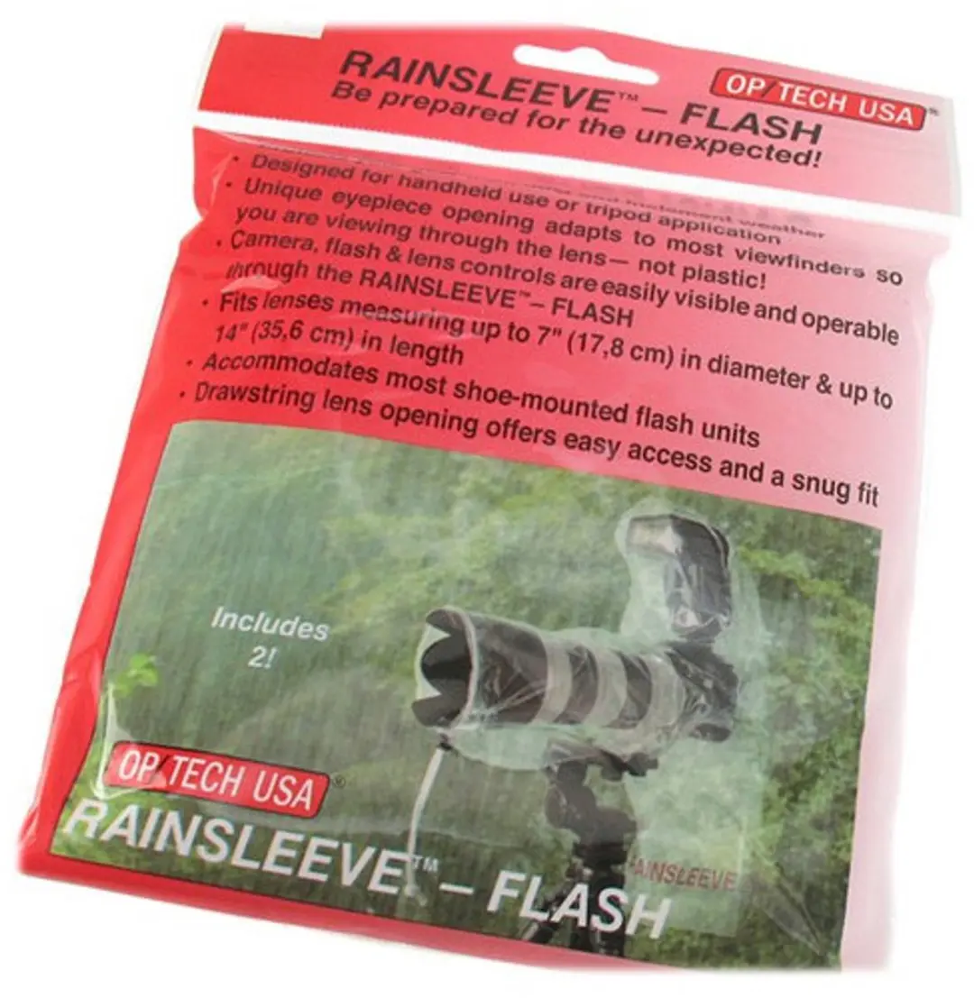 Op/Tech Rain Sleeve Flash - 2 Stuks Wit - afbeelding 4 van 4